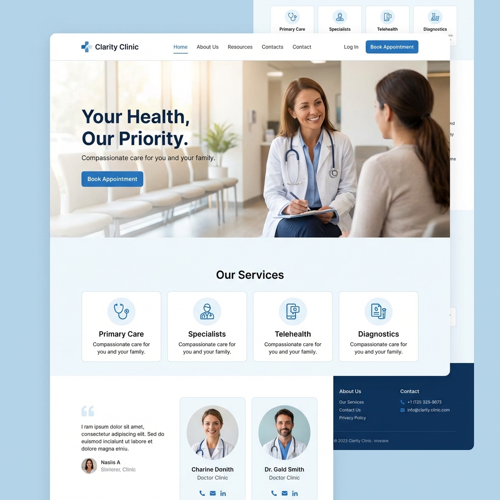 Clinics Website Demo