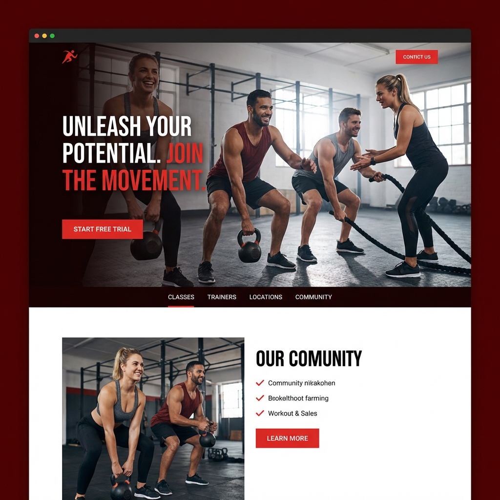 Fitness Website Demo