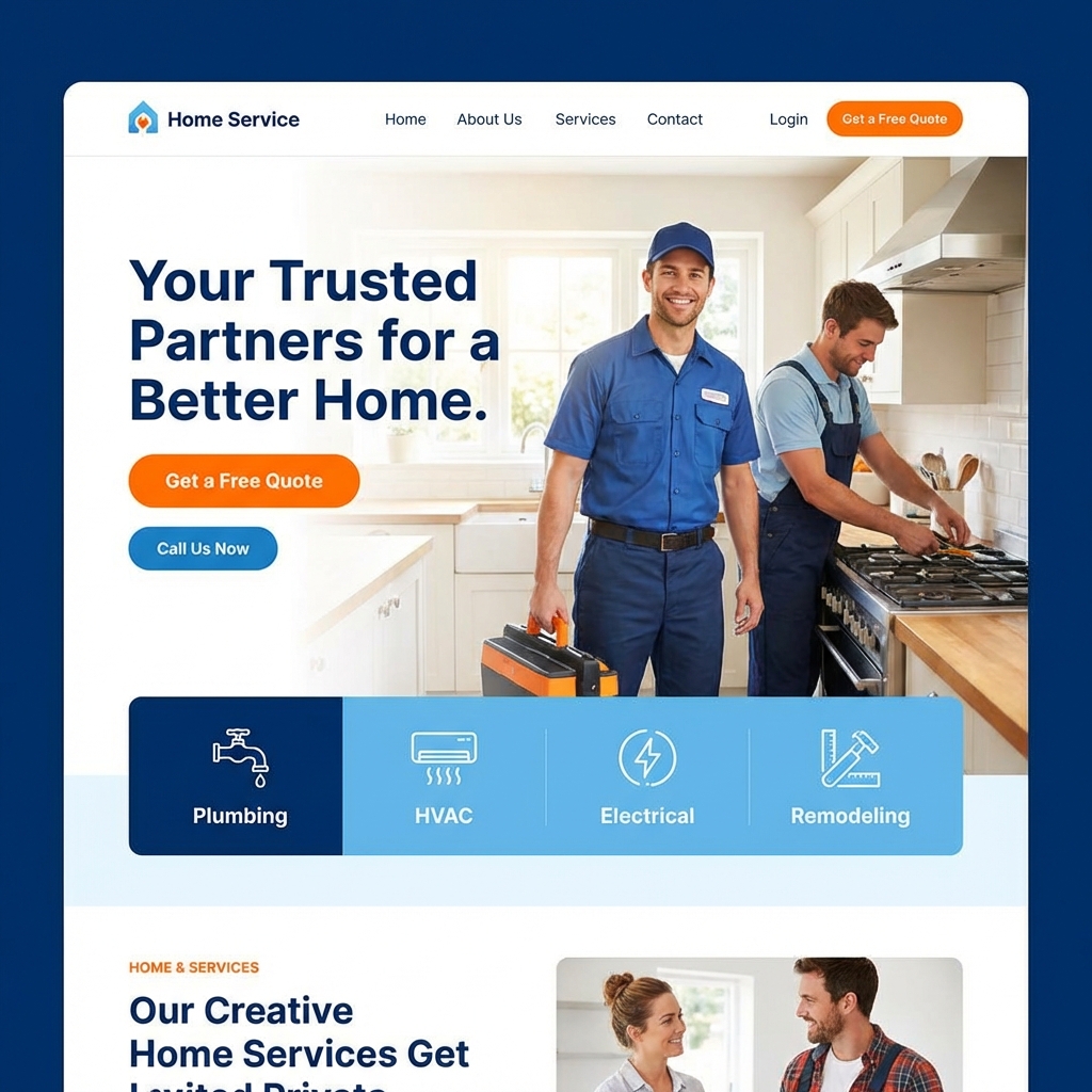 Home Services Website Demo