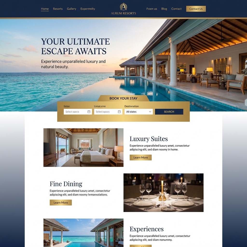 Hotels Website Demo