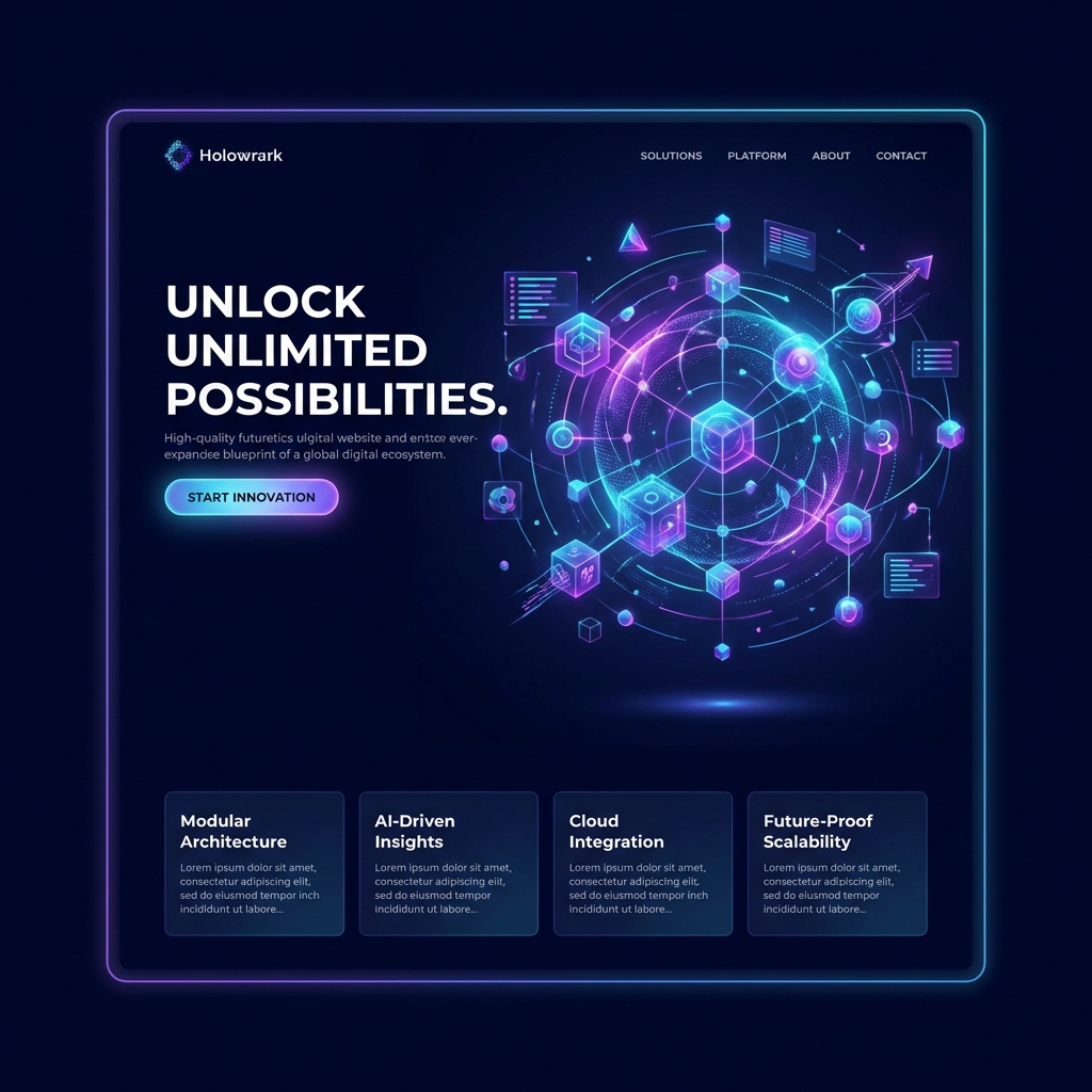 Unique Business Website Demo