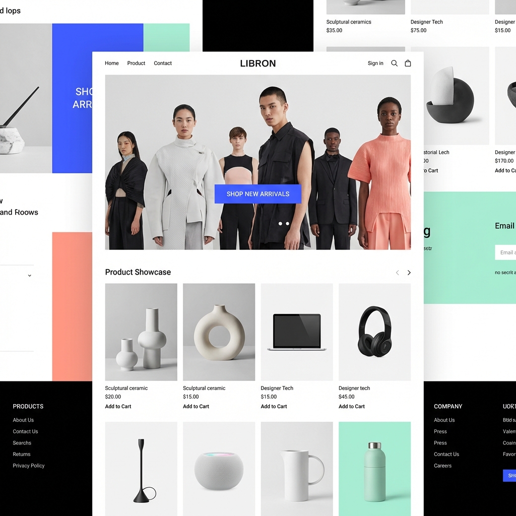 Retail Stores Website Demo